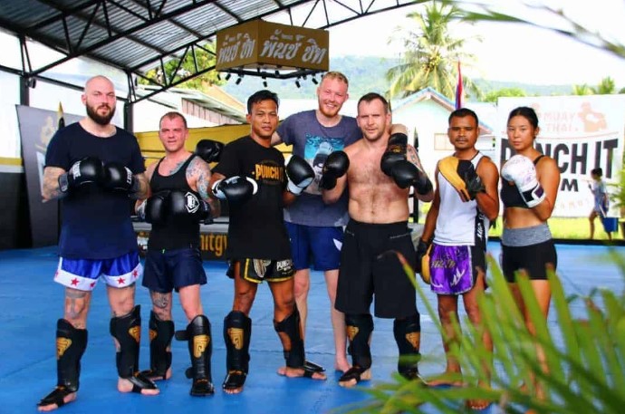 Course of Muay Thai camp with boxing in Thailand for holiday     